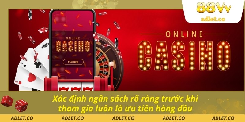 Xác định ngân sách rõ ràng trước khi tham gia luôn là ưu tiên hàng đầu